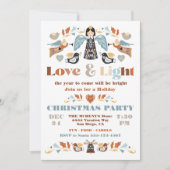 Noordse liefde en lichte feestdag kerstfeest kaart (Voorkant)