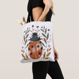 Noordse Lieveheersbeestje Boodschappentas Tote Bag