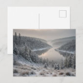 Noordse Majesteit - Scandinavisch winterlandschap Briefkaart (Voorkant / Achterkant)