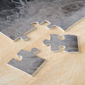 Noordse Majesteit - Scandinavisch winterlandschap Legpuzzel (Zijkant)