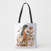 Noordse Meisje Boodschappentas Tote Bag (Voorkant)