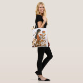 Noordse Meisje Boodschappentas Tote Bag (Op model)
