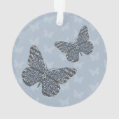 Noordse Monarch Acrylvezels Ornament (achterkant)