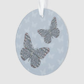 Noordse Monarch Acrylvezels Ornament (voorkant)