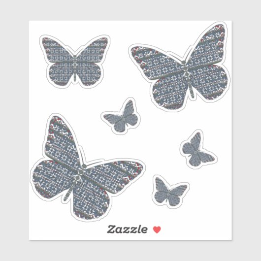 Noordse Monarch Contoursticker Sticker (Vel)