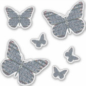 Noordse Monarch Contoursticker Sticker (Voorkant)