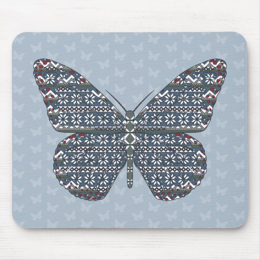 Noordse monarch Mousepad Muismat (Voorkant)