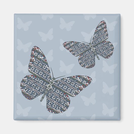 Noordse Monarchmagneet Magneet (Voorkant)