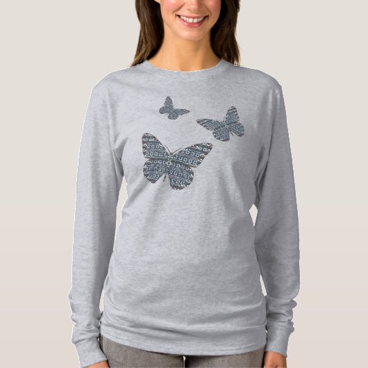 Noordse Monarchvlinder Dames T-shirt (Voorkant)