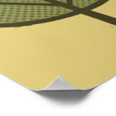 Noordse mos houten lied poster (Hoek)