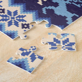 Noordse Patroon: Charmante Illustratie Legpuzzel (Zijkant)