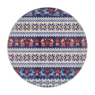 Noordse Patroon: Charmante Illustratie Snijplank