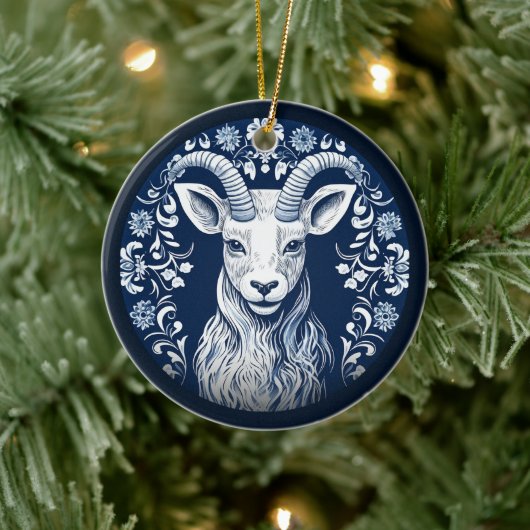 Noordse Ram Ornament (Boom)