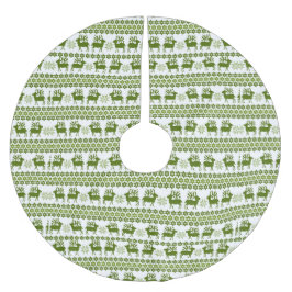 Noordse rendieren en sneeuwvlokken kerstboom rok