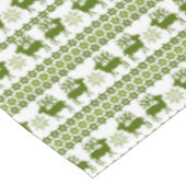 Noordse rendieren en sneeuwvlokken tafelkleed (Gekanteld)