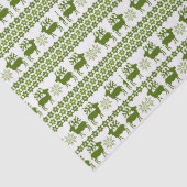 Noordse rendieren en sneeuwvlokken tissuepapier (Detail)