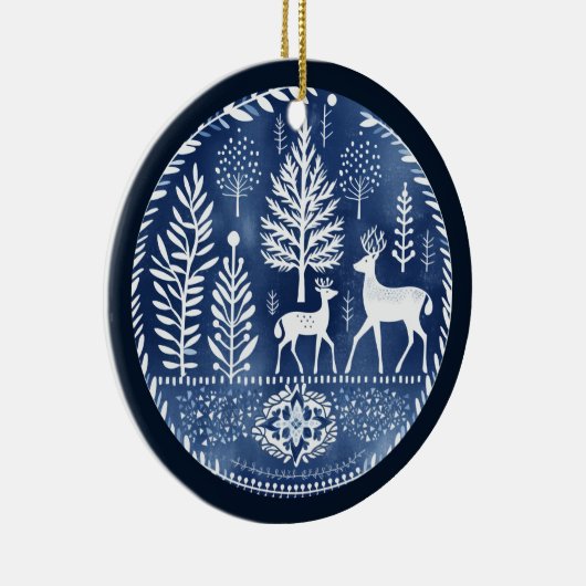 noordse rendieren Ornament (Rechts)