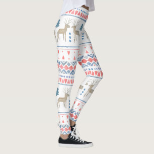 Noordse rendierharten en vliegenband leggings