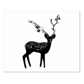 Noordse rendiersoort rubberstempel (Afrduk)