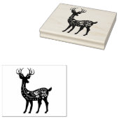 Noordse rendiersoort rubberstempel (Gestempeld)