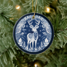 Noordse rendierversiering keramisch ornament
