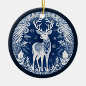Noordse rendierversiering keramisch ornament (Voorkant)
