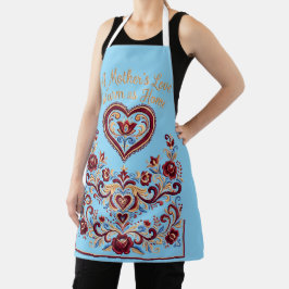Noordse Rosemaling Schort, Moederliefde Schort