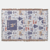 Noordse Scandinavisch Woodland - Gepersonaliseerd Deken (Voorkant)