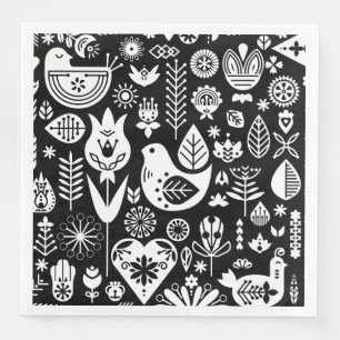 Noordse Scandinavische Kerst Decoraties Servet