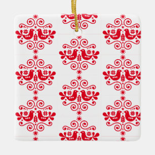 Noordse Scandinavische kerstdecoraties Keramisch Ornament