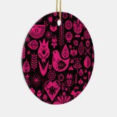 Noordse Scandinavische kerstdecoraties Keramisch Ornament (Rechts)