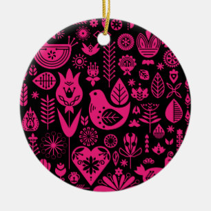 Noordse Scandinavische kerstdecoraties Keramisch Ornament