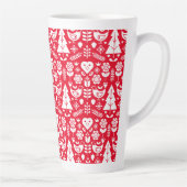 Noordse Scandinavische kerstdecoraties Latte Mok (Rechts)