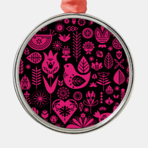 Noordse Scandinavische kerstdecoraties Metalen Ornament