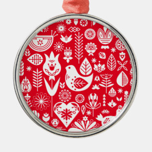 Noordse Scandinavische kerstdecoraties Metalen Ornament