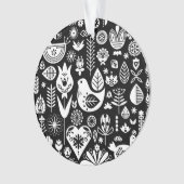 Noordse Scandinavische kerstdecoraties Ornament (voorkant)