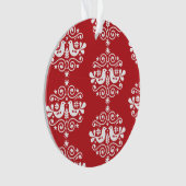 Noordse Scandinavische kerstdecoraties Ornament (voorkant)