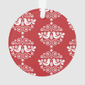 Noordse Scandinavische kerstdecoraties Ornament (achterkant)