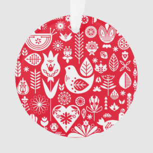Noordse Scandinavische kerstdecoraties Ornament