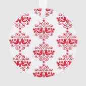 Noordse Scandinavische kerstdecoraties Ornament (achterkant)