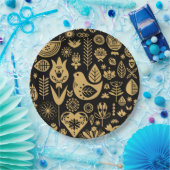 Noordse Scandinavische kerstdecoraties Papieren Bordje (Feest)