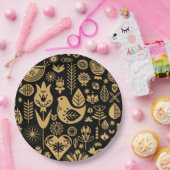 Noordse Scandinavische kerstdecoraties Papieren Bordje (Feest)