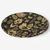 Noordse Scandinavische kerstdecoraties Papieren Bordje (Gekanteld)