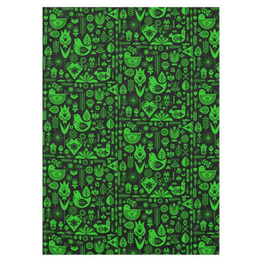 Noordse Scandinavische kerstdecoraties Tafelkleed (Voorkant)