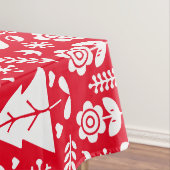 Noordse Scandinavische kerstdecoraties Tafelkleed (Voorbeeld)