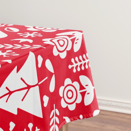 Noordse Scandinavische kerstdecoraties Tafelkleed (Voorbeeld)