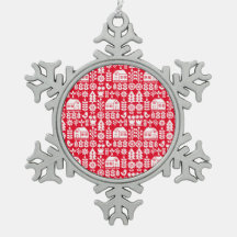 Noordse Scandinavische kerstdecoraties