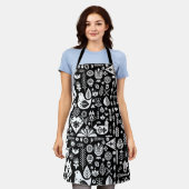 Noordse Scandinavische Kerstmis Schort (Gedragen)