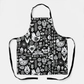 Noordse Scandinavische Kerstmis Schort (Voorkant)