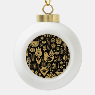 Noordse Scandinavische Kerstversiering Keramische Bal Ornament